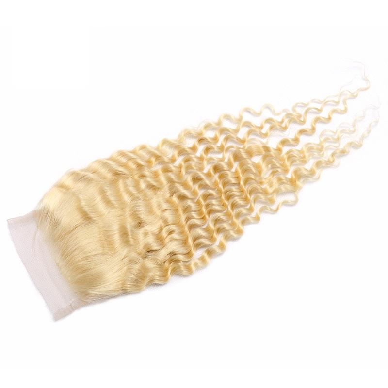 BRAZILIAN BLONDE DEEP WAVE LACE CLOSURES