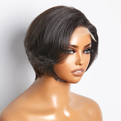 Lace Closure Short Straight Bob Wigs