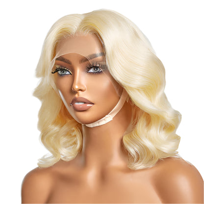 Blonde Lace Front Body Wave Bob Wigs