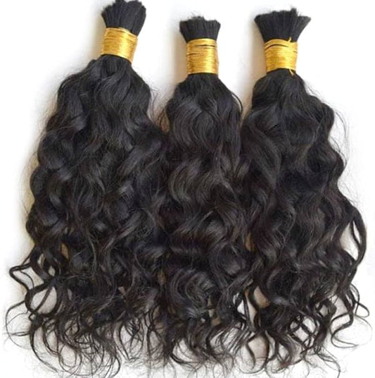 Water Wave Bulk Human Boho Hair Braiding