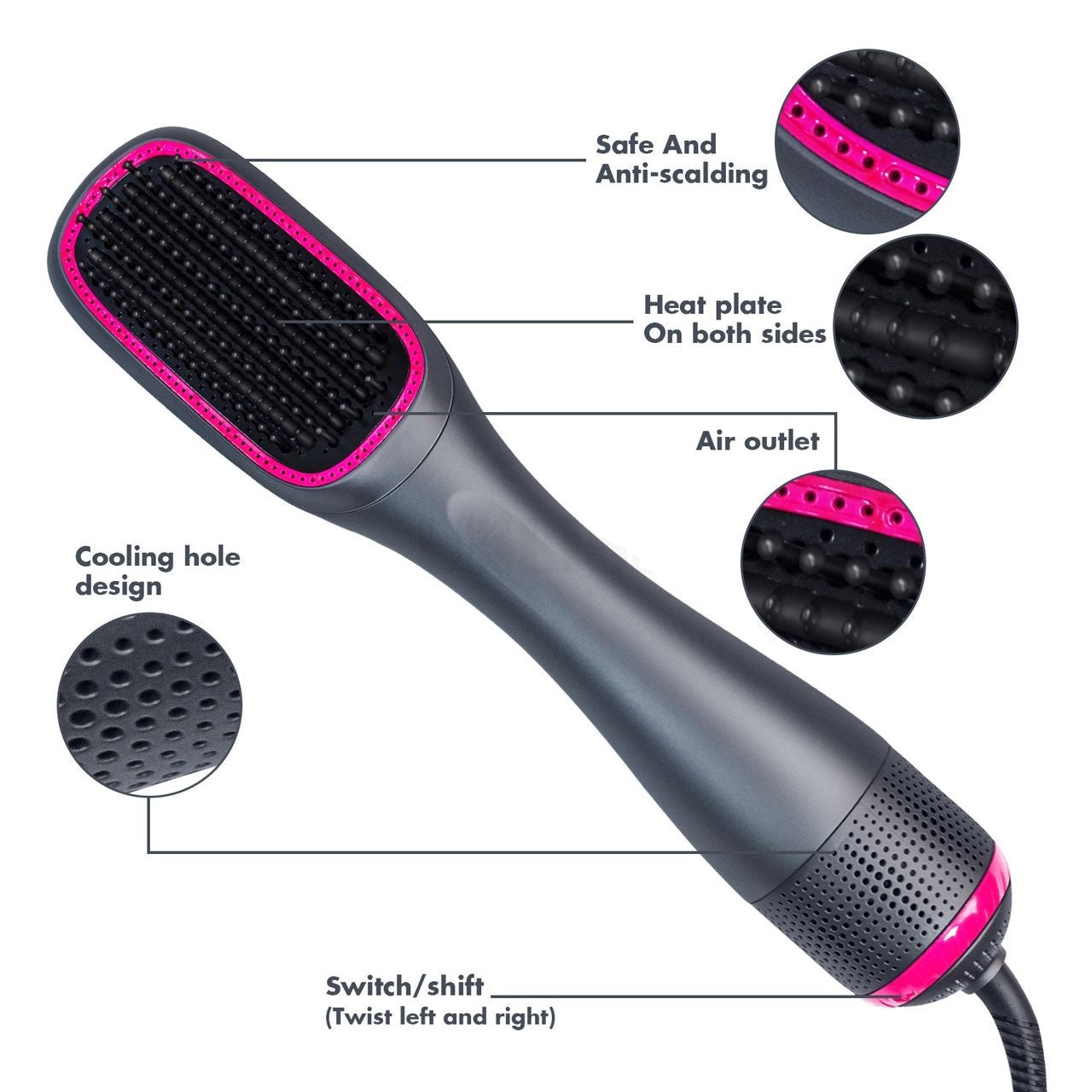 The Hair One Step Blow Dryer Brush