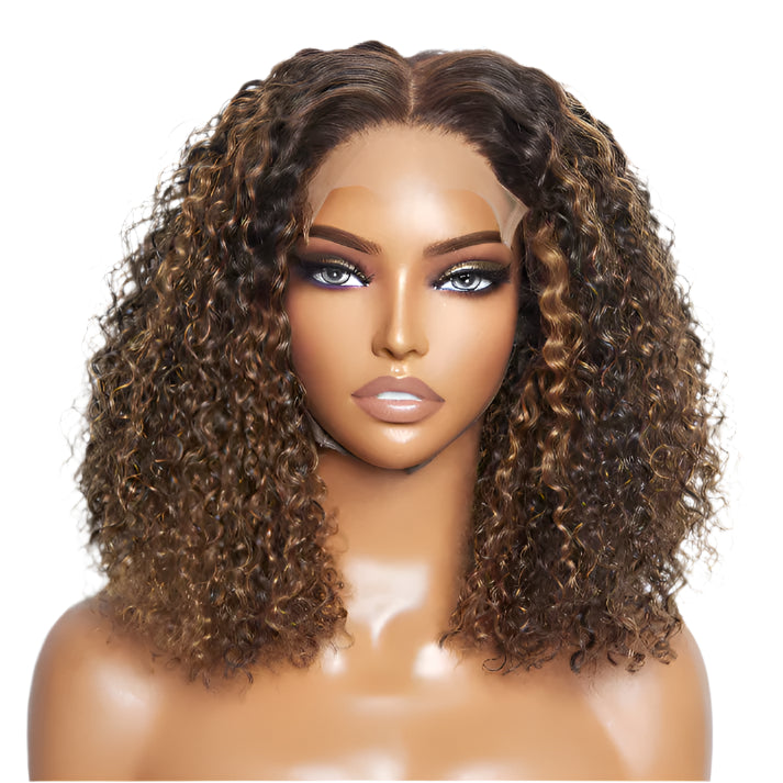 Lace Closure Kinky Curly Wigs