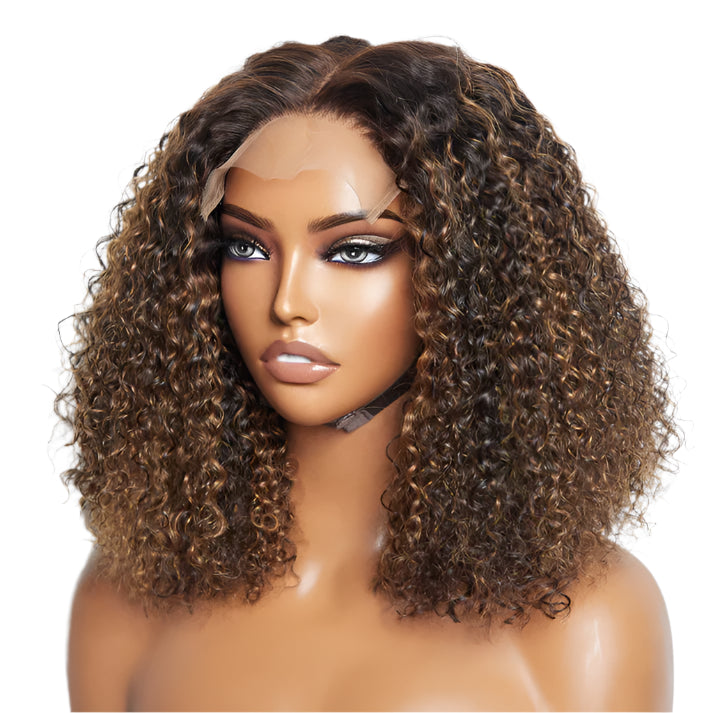 Lace Closure Kinky Curly Wigs