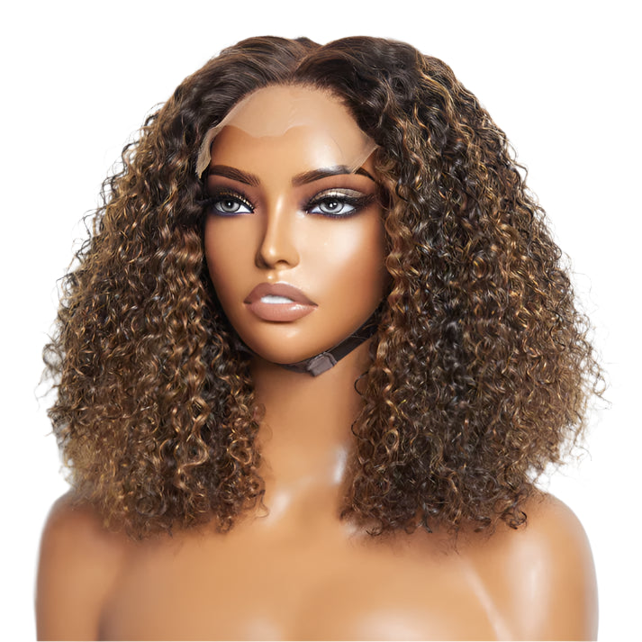 Lace Closure Kinky Curly Wigs