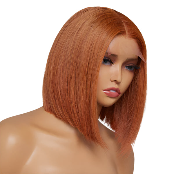 Lace Closure Sugar Maple Bob Wigs