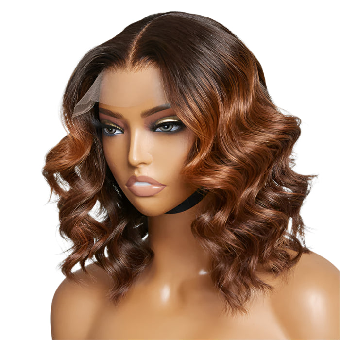 Loose Wave Brown Ombre Lace Wigs