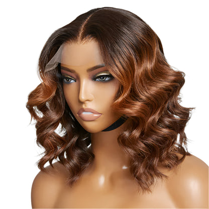 Loose Wave Brown Ombre Lace Wigs