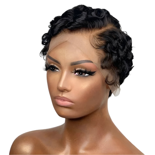 Pixie Cut Wave Lace Front Wigs