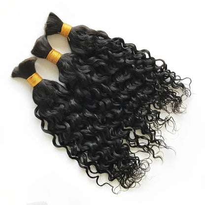 Deep Wave Bulk Human Boho Hair Braiding