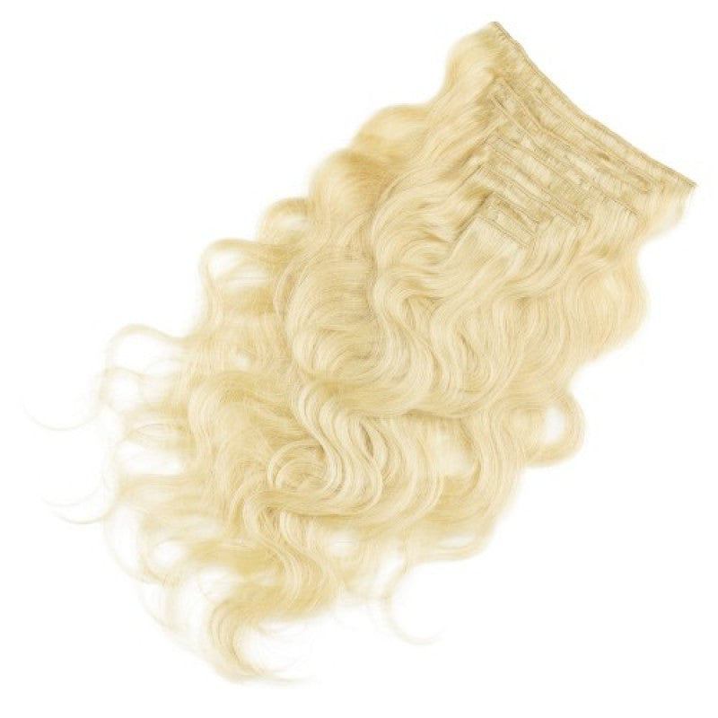 BLONDE BODY WAVE CLIP-INS HAIR EXTENSION