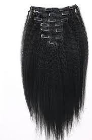 KINKY STRAIGHT CLIP-INS HAIR EXTENSION