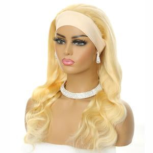 Blonde Body Wave Headband Wigs