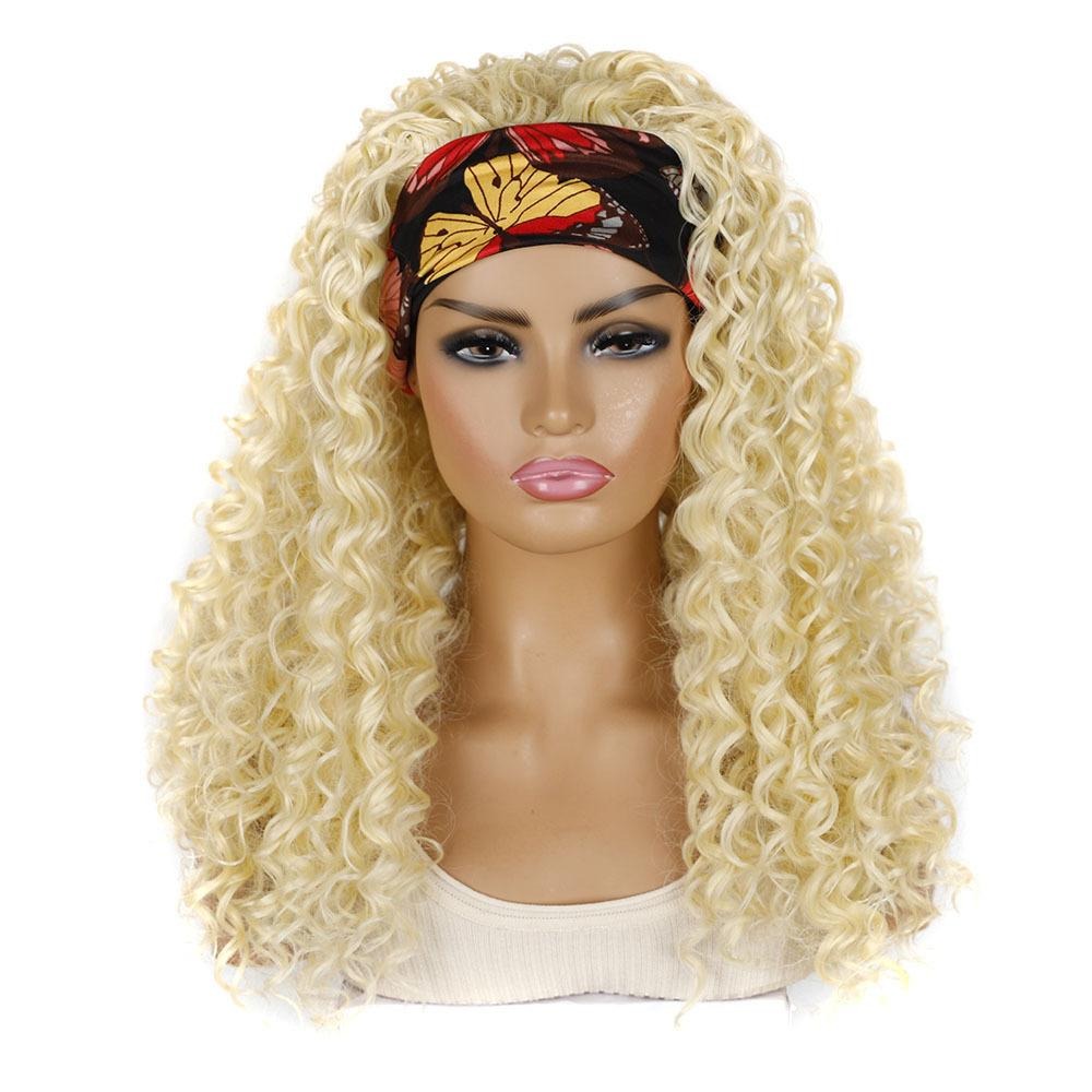 Blonde Deep Wave Headband Wigs