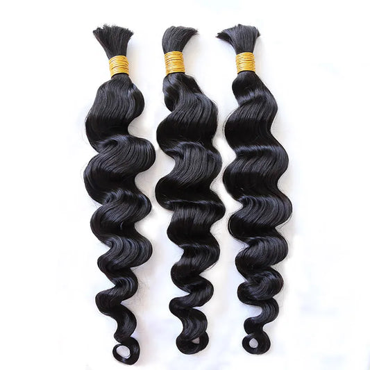 Ocean Wave Bulk Human Boho Hair Braiding