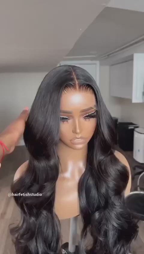 Load video: lace frontal body wave wigs