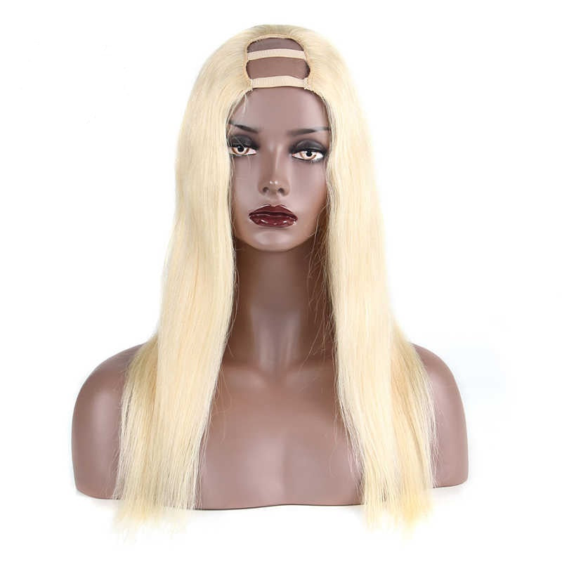 Blonde Straight U-Part Wigs