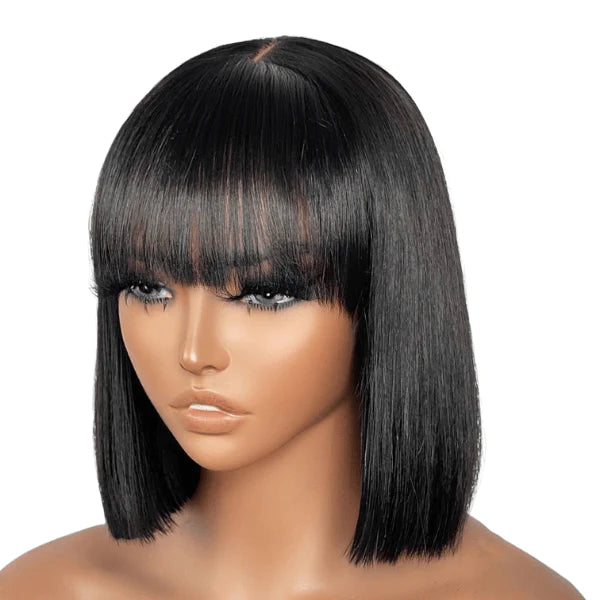 LACE FRONTAL BOB WIG WITH BANGS